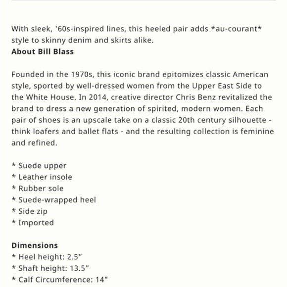 Anthropologie Bill Blass Becket Suede Leather Knee High Boots Sz 6 Hippie Office - Picture 13 of 16